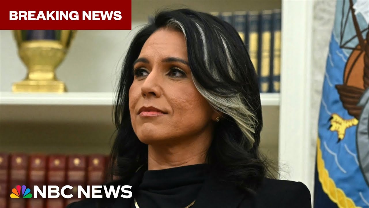BREAKING: Director of National Intelligence Tulsi Gabbard resigns from Trump's cabinet