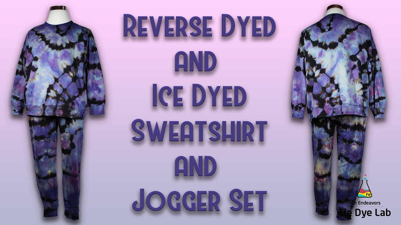 Tie Dye Designs: Reverse Dyeing a Sweatsuit (Detailed Instructions On Using Out White Brite)