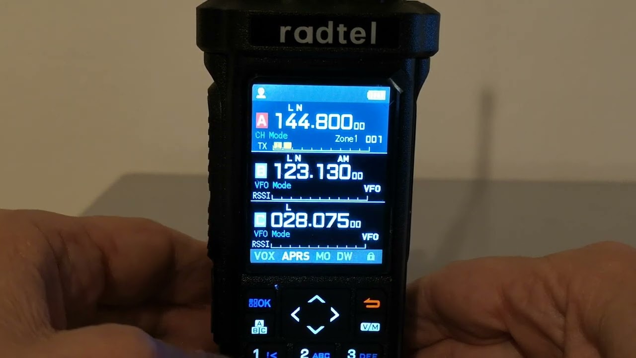 APRS Settings for Radtel RT-950 Pro
