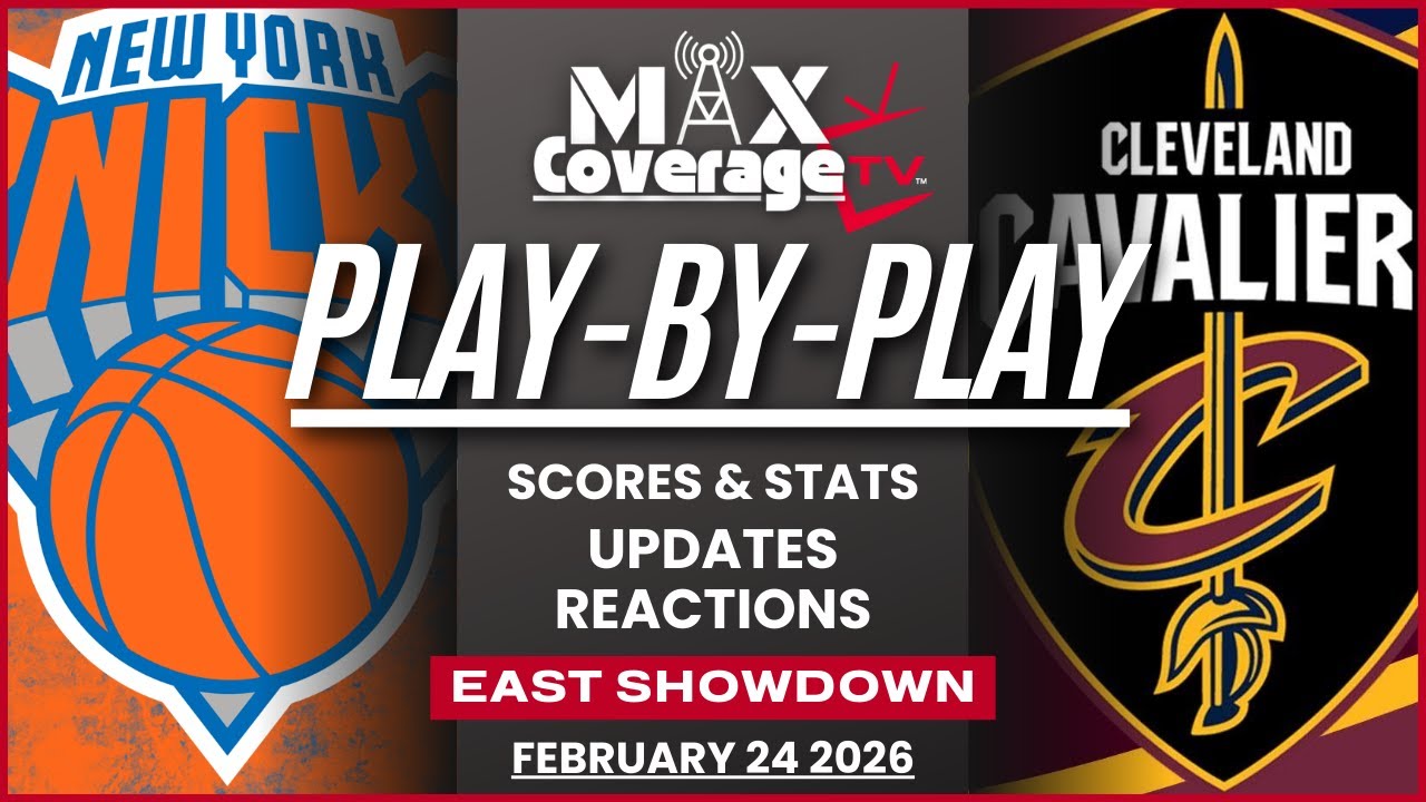 🔴LIVE - New York Knicks vs Cleveland Cavaliers - Play-By-Play & Reactions (2/24/26)