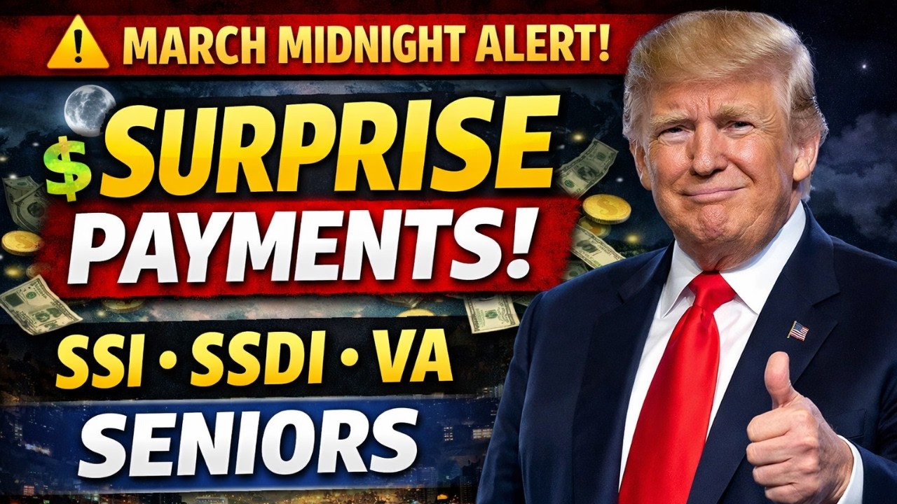 March Midnight Deposits Confirmed! SSI, SSDI & VA Seniors Getting Surprise Payments