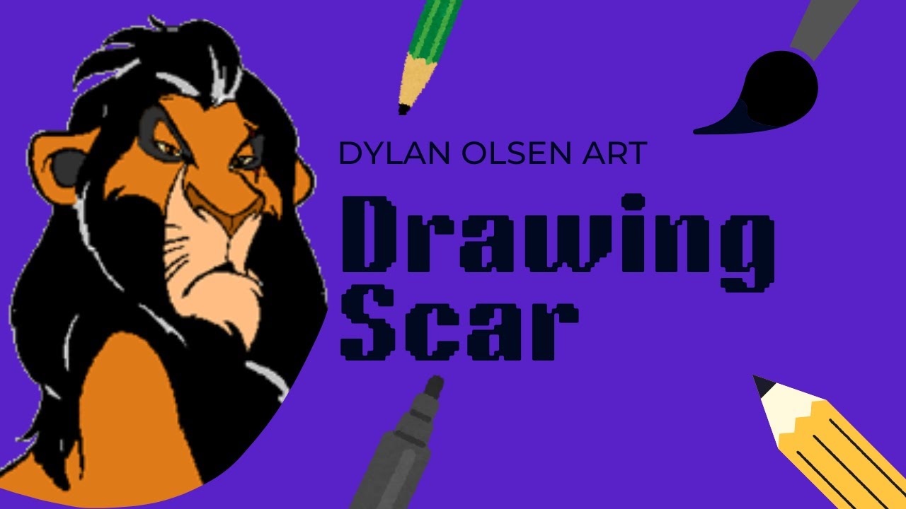How to Draw Scar (Disney’s The Lion King)