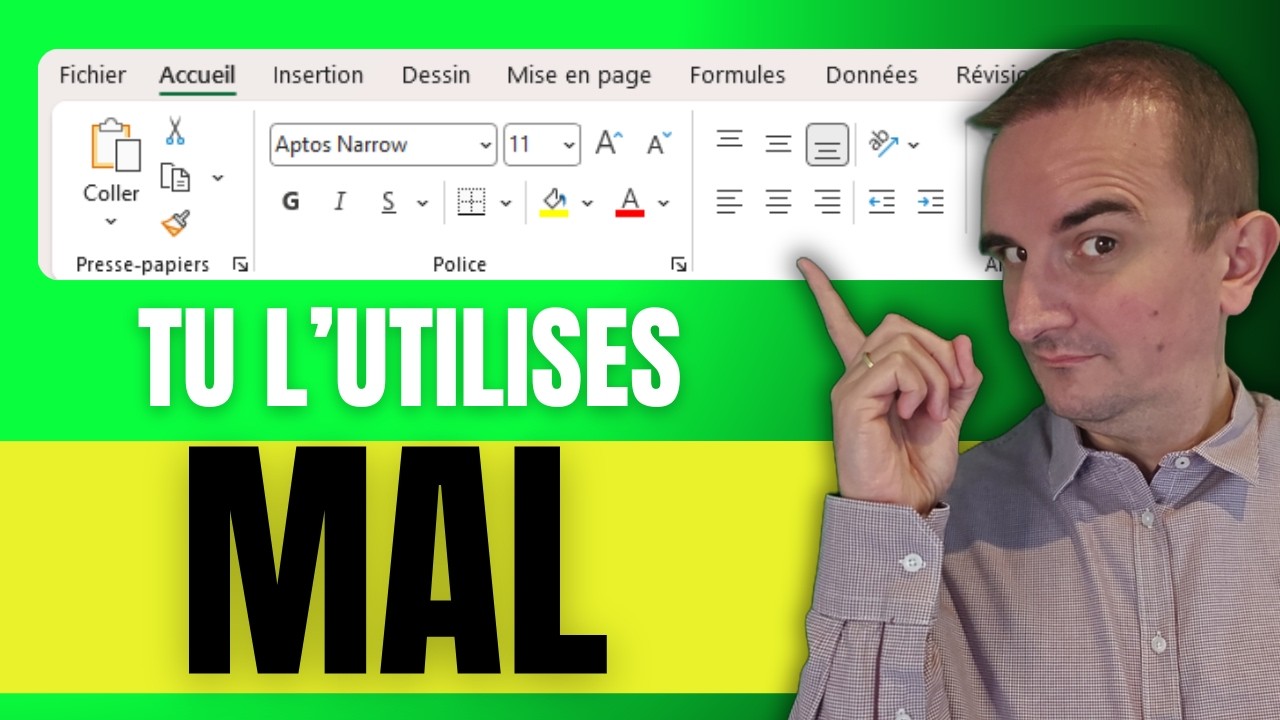 Ruban Excel : mode pro pour tout maîtriser | Formation Excel gratuite