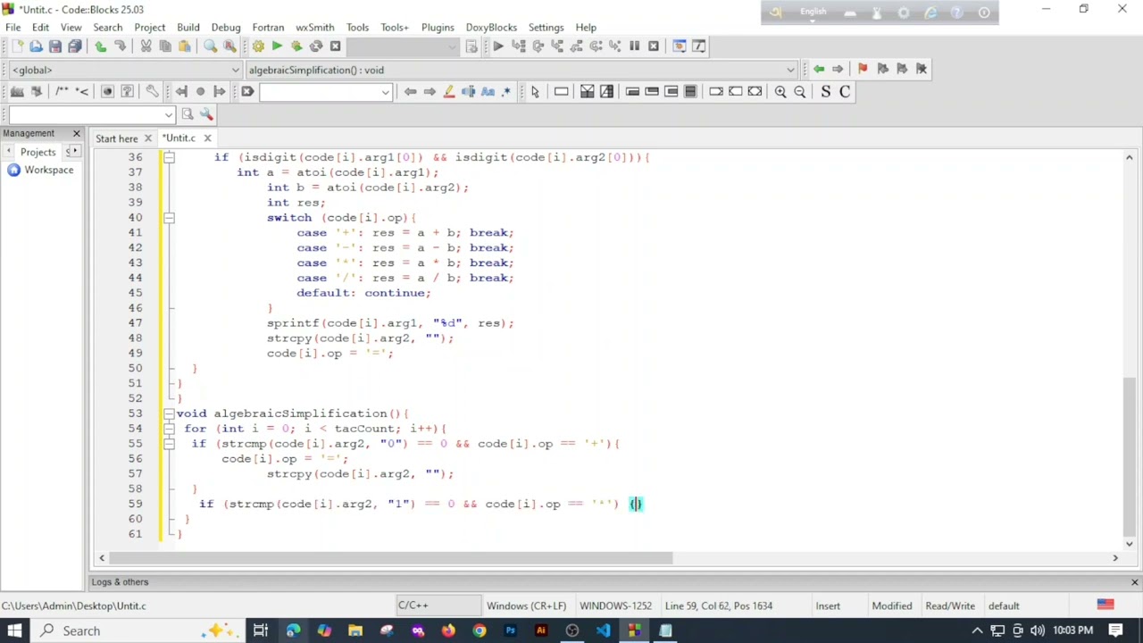 Project 03:Expression Compiler with Optimization | Compiler Design | Syntax Tree & Code Optimization