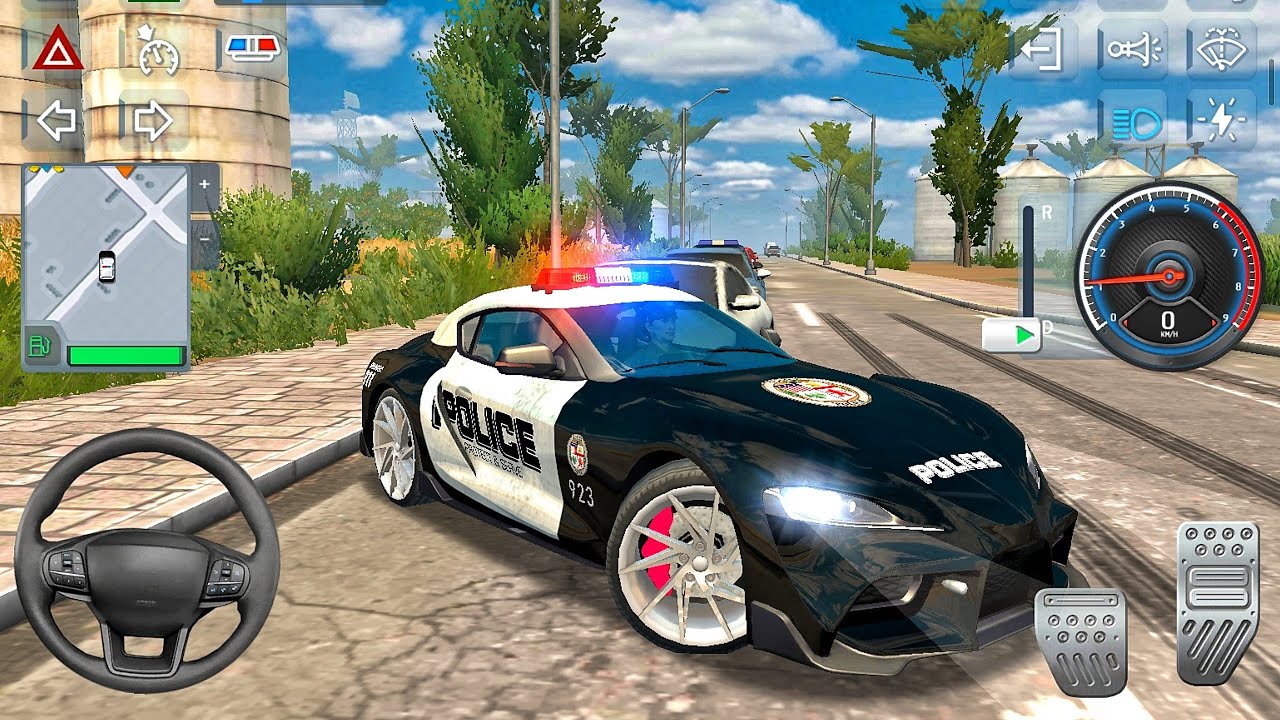 New Police Simulator 2026 - Police Multi-level Toyota Supra Chasing Car Game Android GamePlay