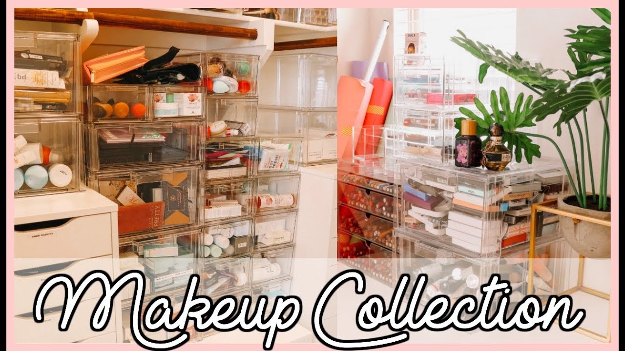 ORGANIZE & DECLUTTER MY MAKEUP COLLECTION WITH ME!
