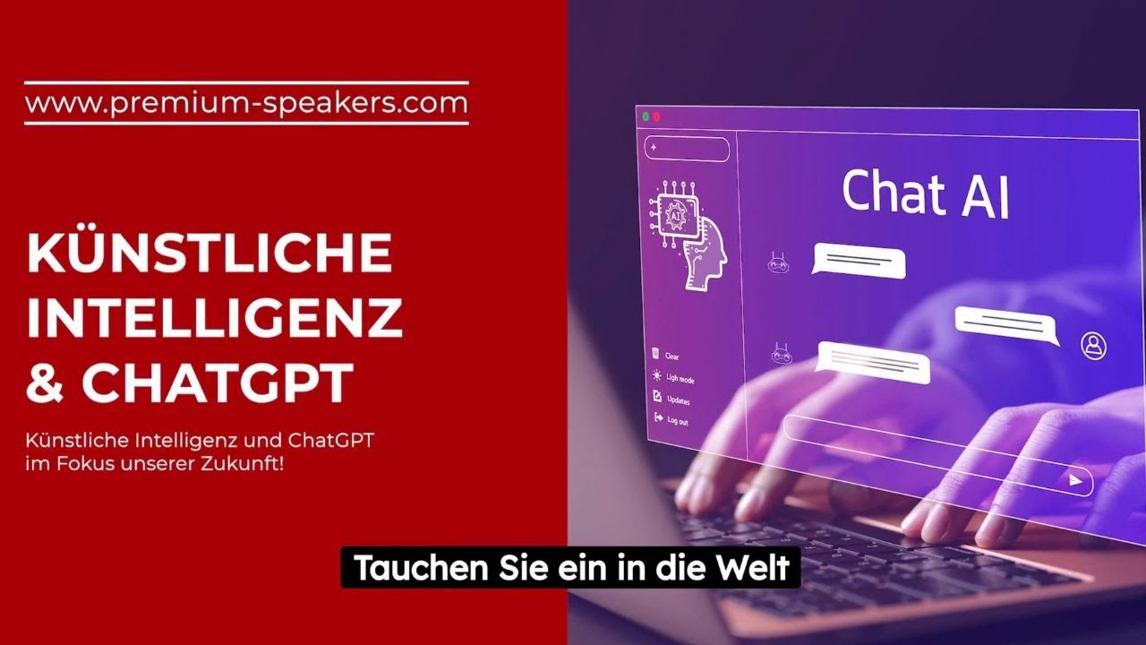 Redner K&uuml;nstliche Intelligenz und Redner ChatGPT bei Premium Speakers buchen - Redner-Agentur