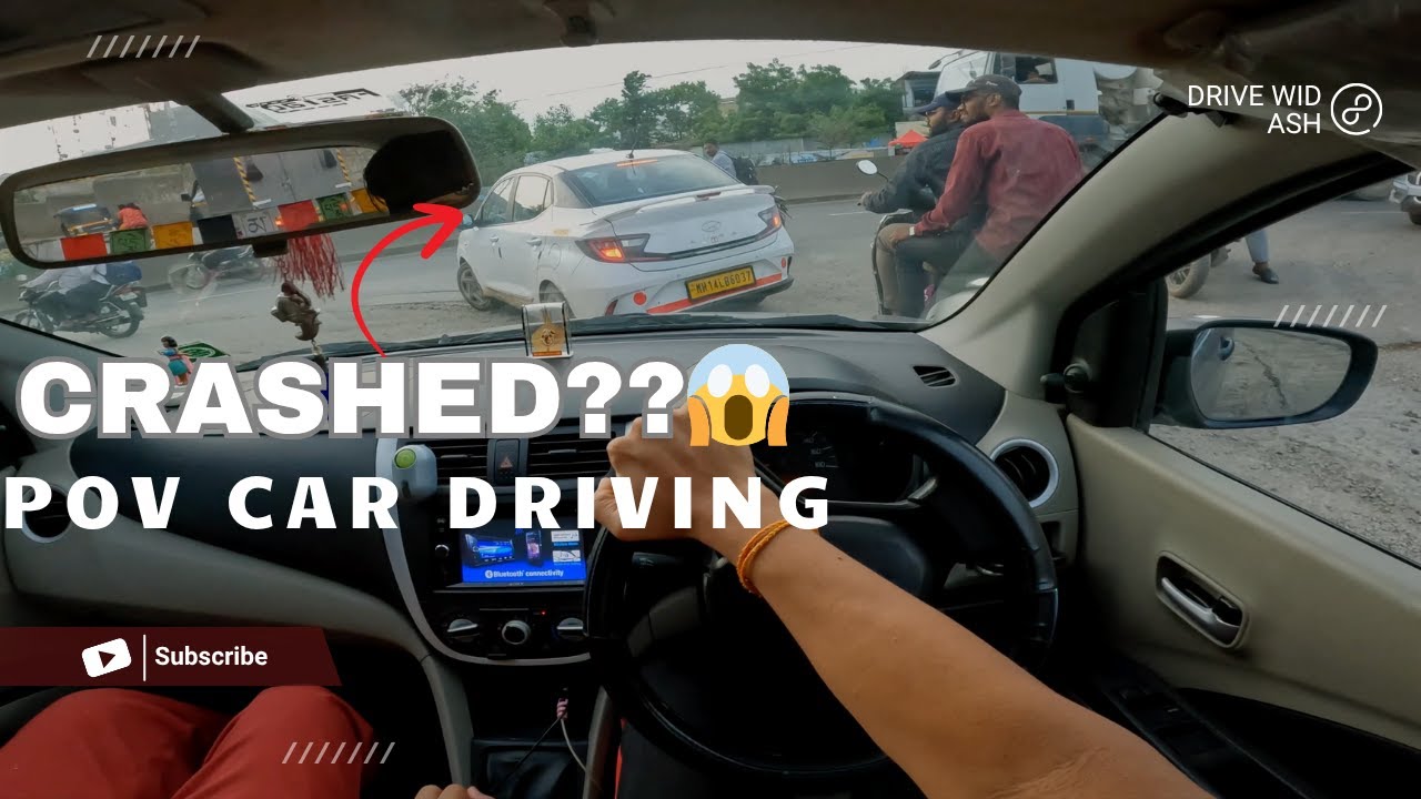 🔥 CRASHED in City Traffic?! | POV CAR DRIVING GONE WRONG 😱 | Real India Streets | DRIVE WID ASH