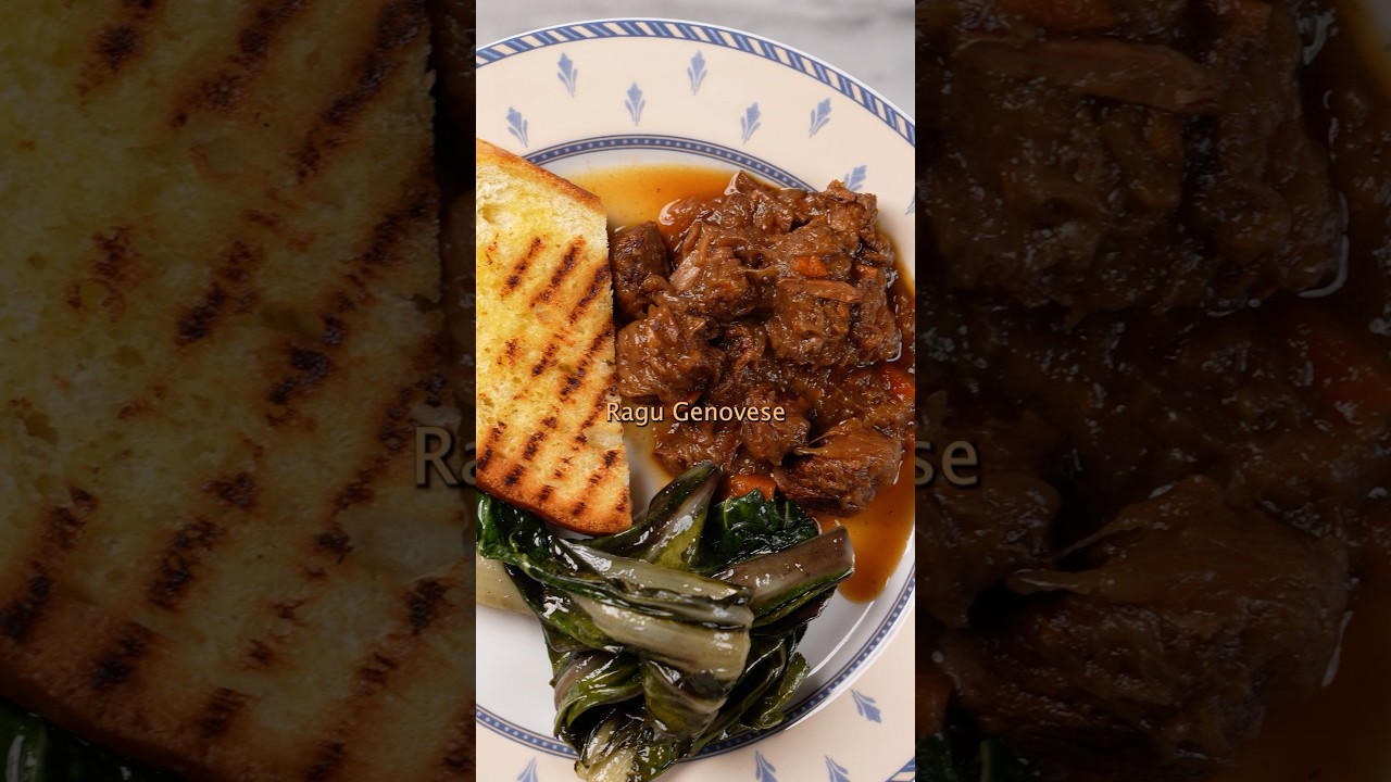 Forgotten italian classic: ragu genovese