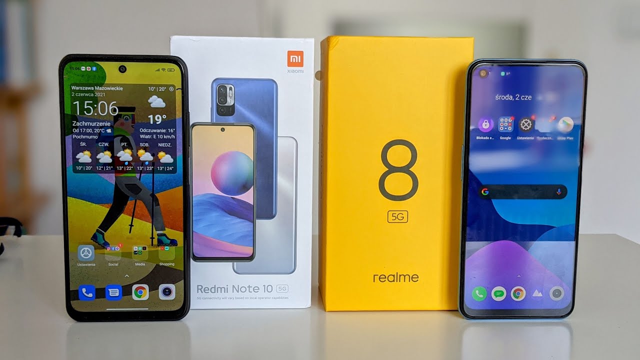 realme 8 5G czy Redmi Note 10 5G. Który wybrać?