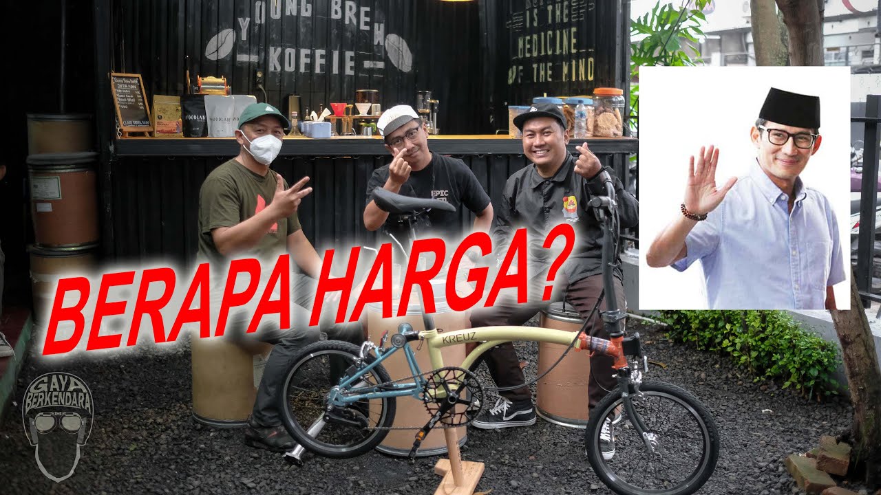 SEPEDA LIPAT BANG SANDIAGA UNO BUATAN KREUZ INDONESIA