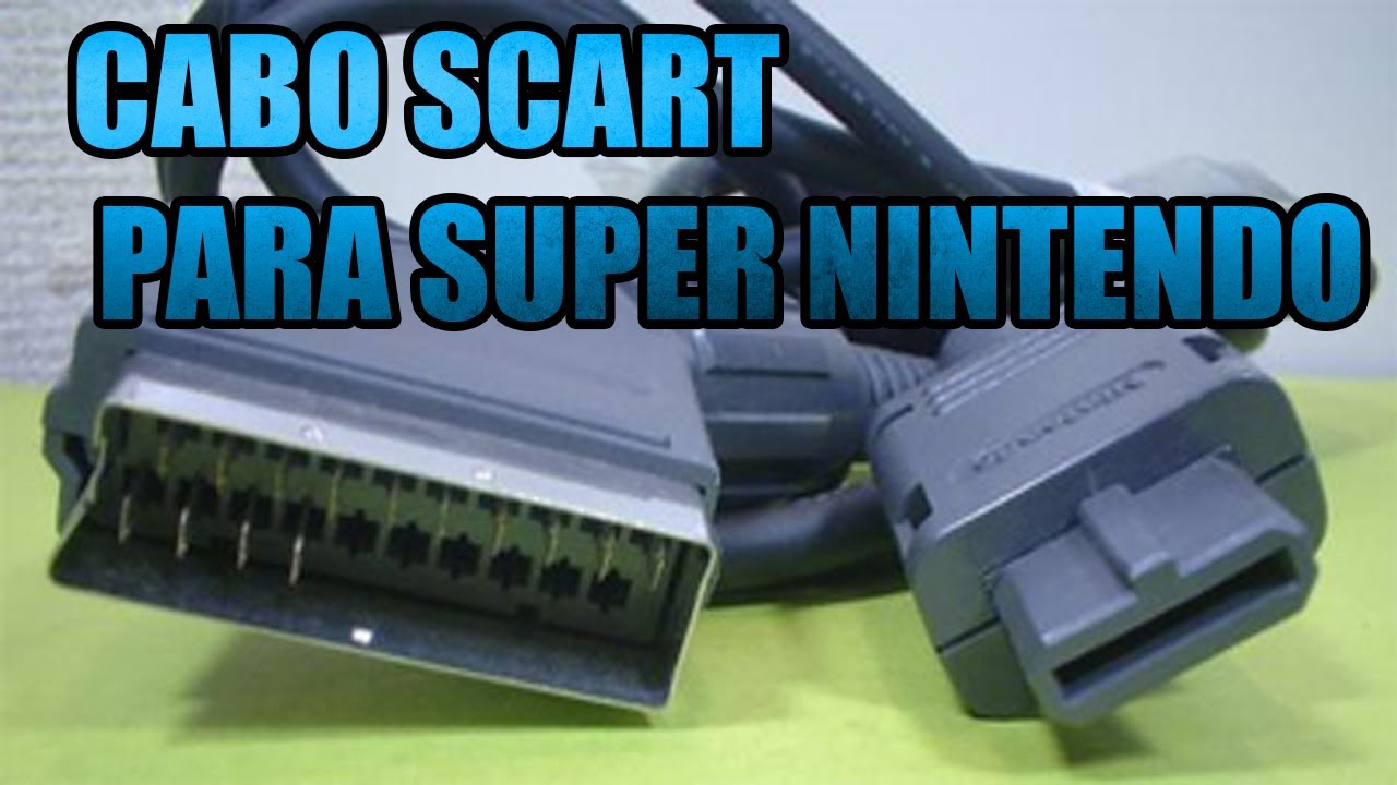UNBOXING E TESTE CABO SCART SNES ( super Nintendo )