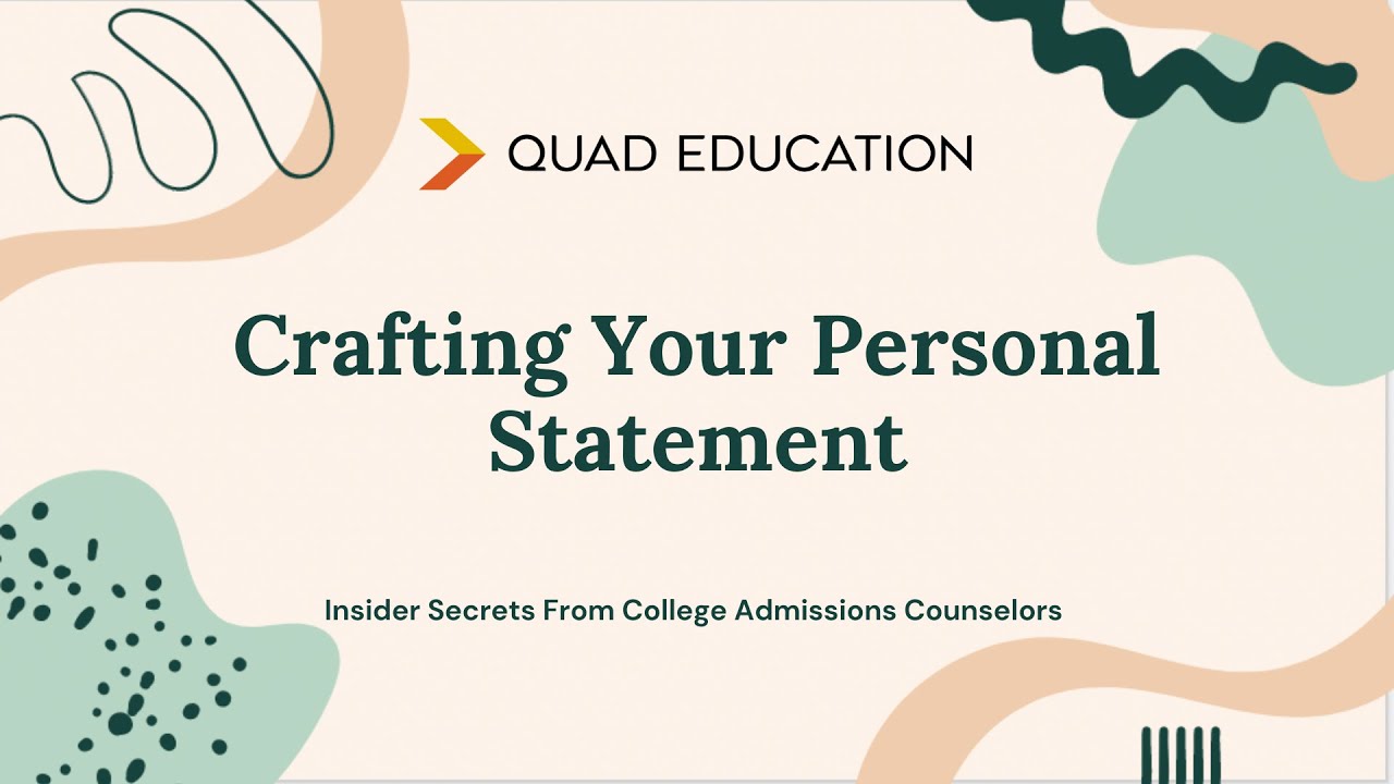 How To Write A Personal Statement (Insider Ivy League Tips)