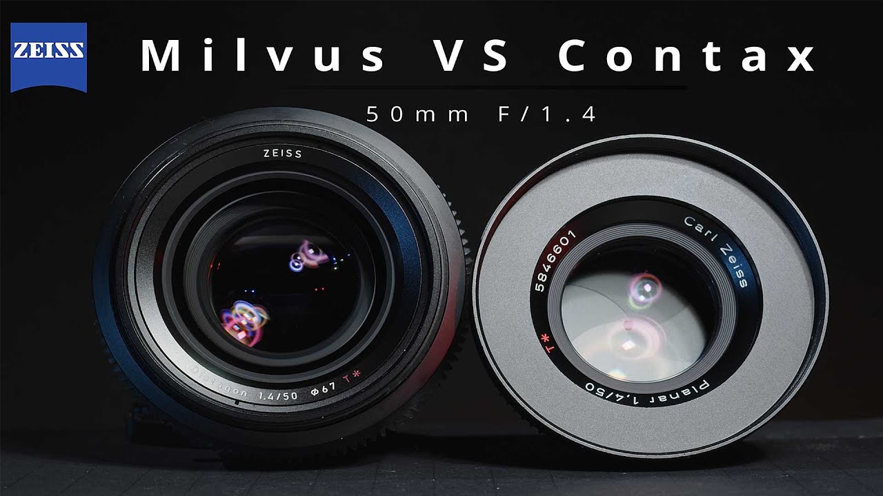 #zeisslens  50mm f/1.4 Lens comparison  #Milvus ZF 2 vs Contax  AEJ ,#vintagelens   VS modern