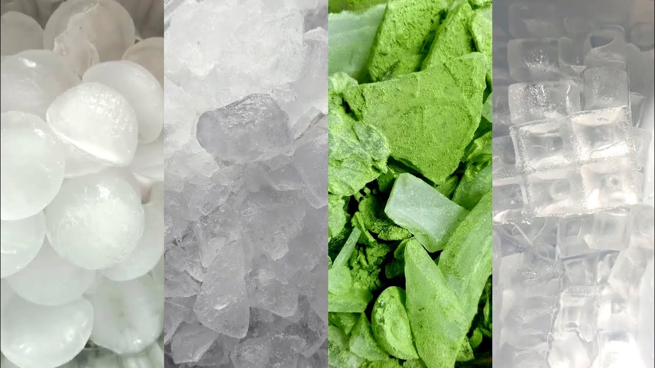 ASMR CLEAR ICE MUKBANG / THIN ICE / HARD ICE 7