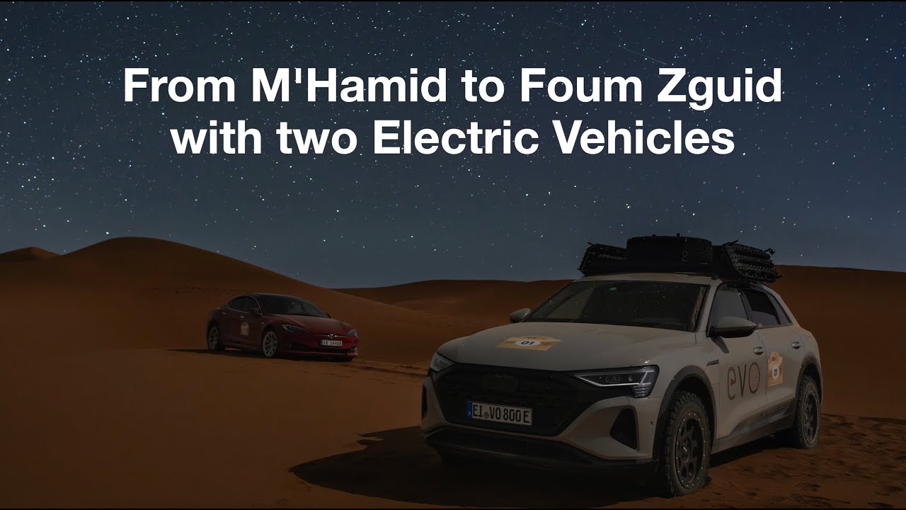M'Hamid to Foum Zguid with two Electric Vehicles
