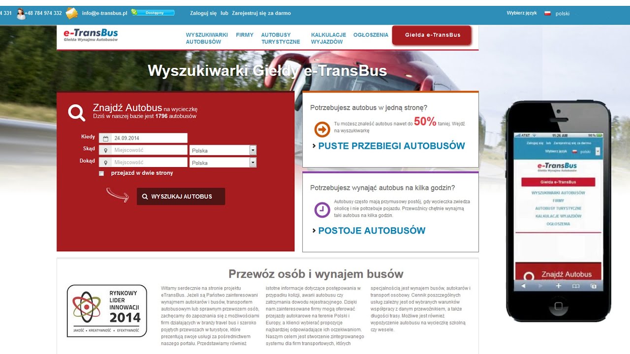 e-TransBus - Giełda Wynajmu Autobus&oacute;w