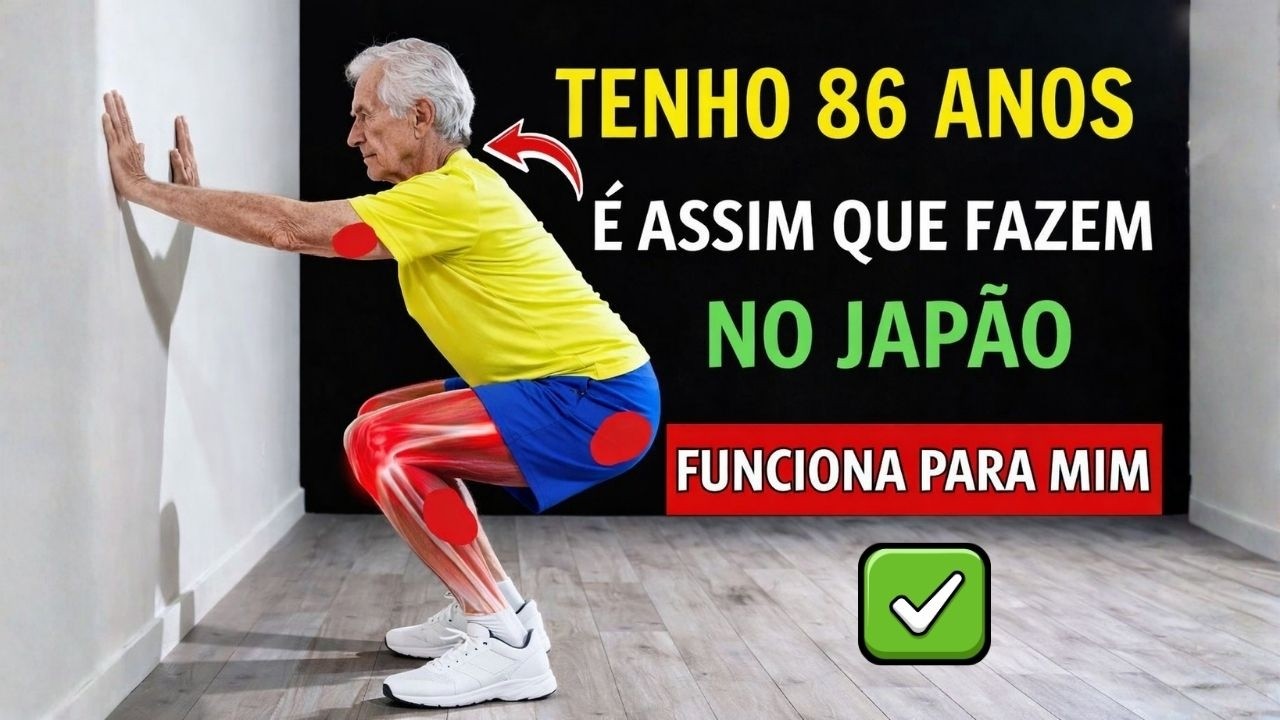 Tem mais de 60 anos? Este EXERCÍCIO NA PAREDE é MELHOR QUE CAMINHAR — Aprovado por Cardiologistas
