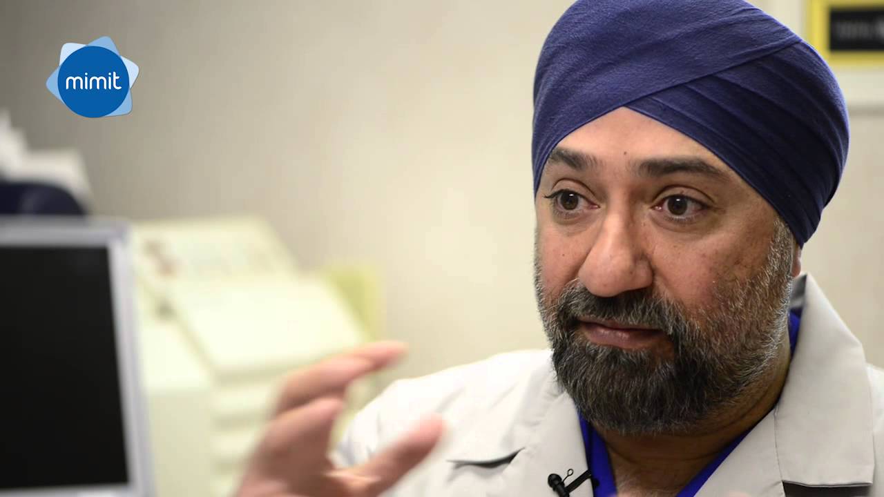 How can an enlarged uterus from fibroids be similar to pregnancy?