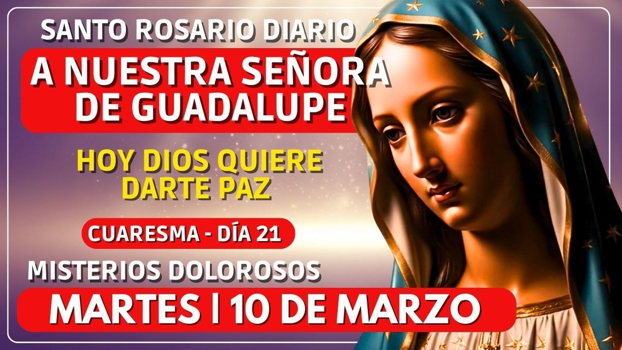 ¿El corazón pesa? María camina contigo | SANTO ROSARIO DE HOY 10 DE MARZO DE 2026 | ROSARIO DOLOROSO