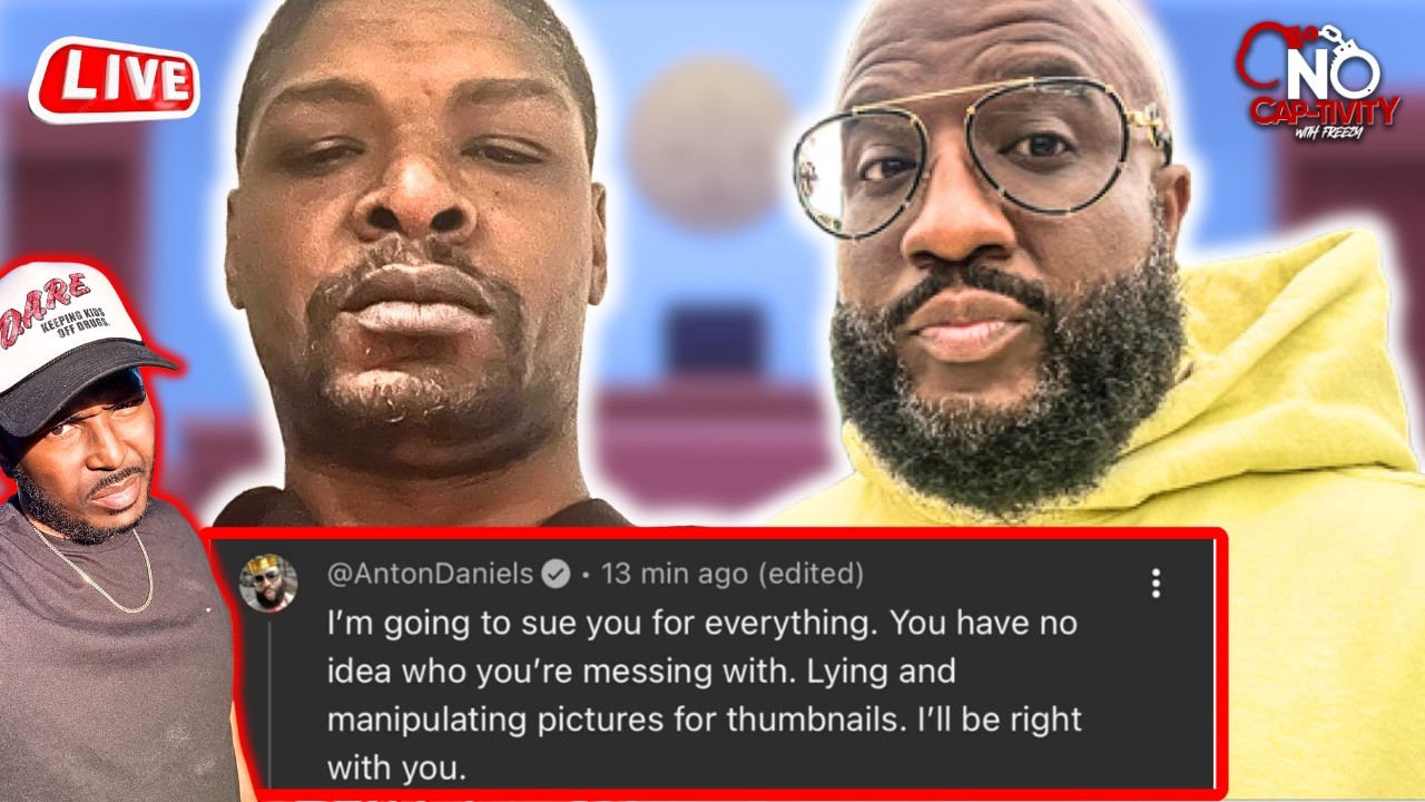 Anton Daniels THREATENS TO SUE @GOATB1TAZ  For Thumbnail Image!