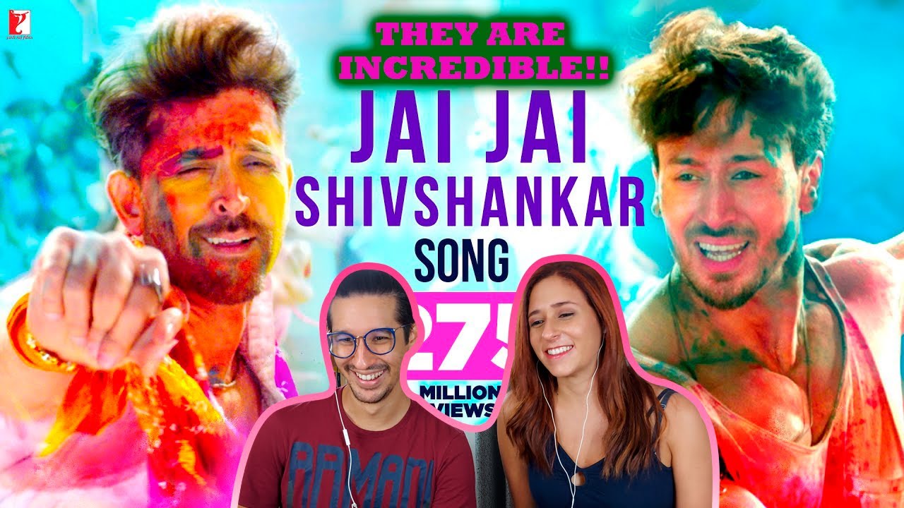 Jai Jai Shivshankar Song reaction | War | Hrithik Roshan, Tiger Shroff | Vishal & Shekhar