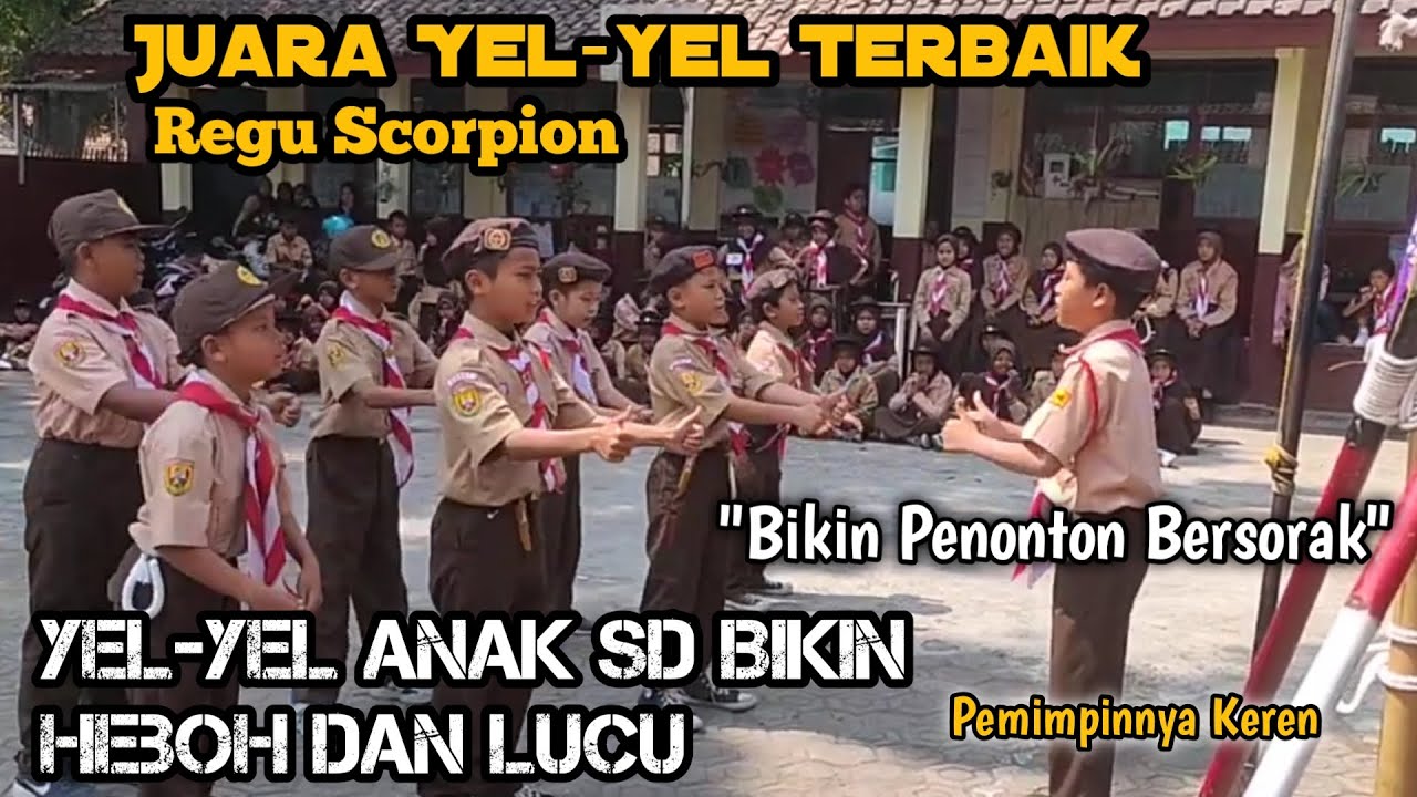 YEL-YEL PRAMUKA KEREN ABIS REGU SCORPION SDN 1 BANYURESMI KABUPATEN GARUT