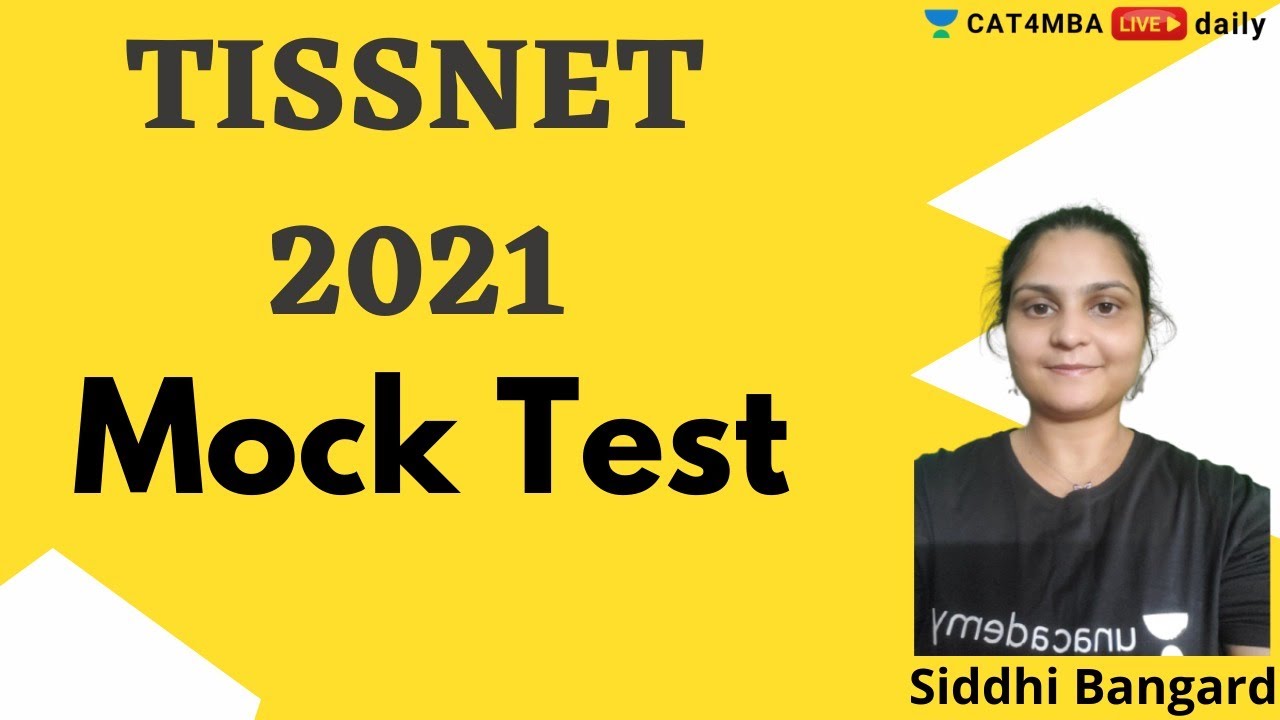 TISSNET  2021 | Mock Test series | By Siddhi Bangard