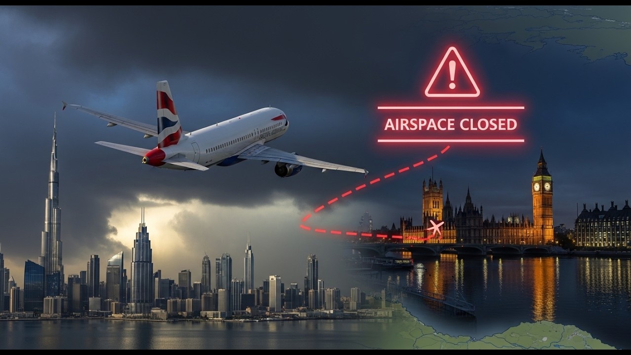 Airspace Closed! Dubai → London Reroute | British Airways A320 | MSFS