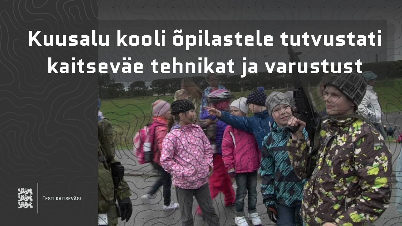 Kuusalu kooli õpilastele tutvustati kaitseväe tehnikat ja varustust