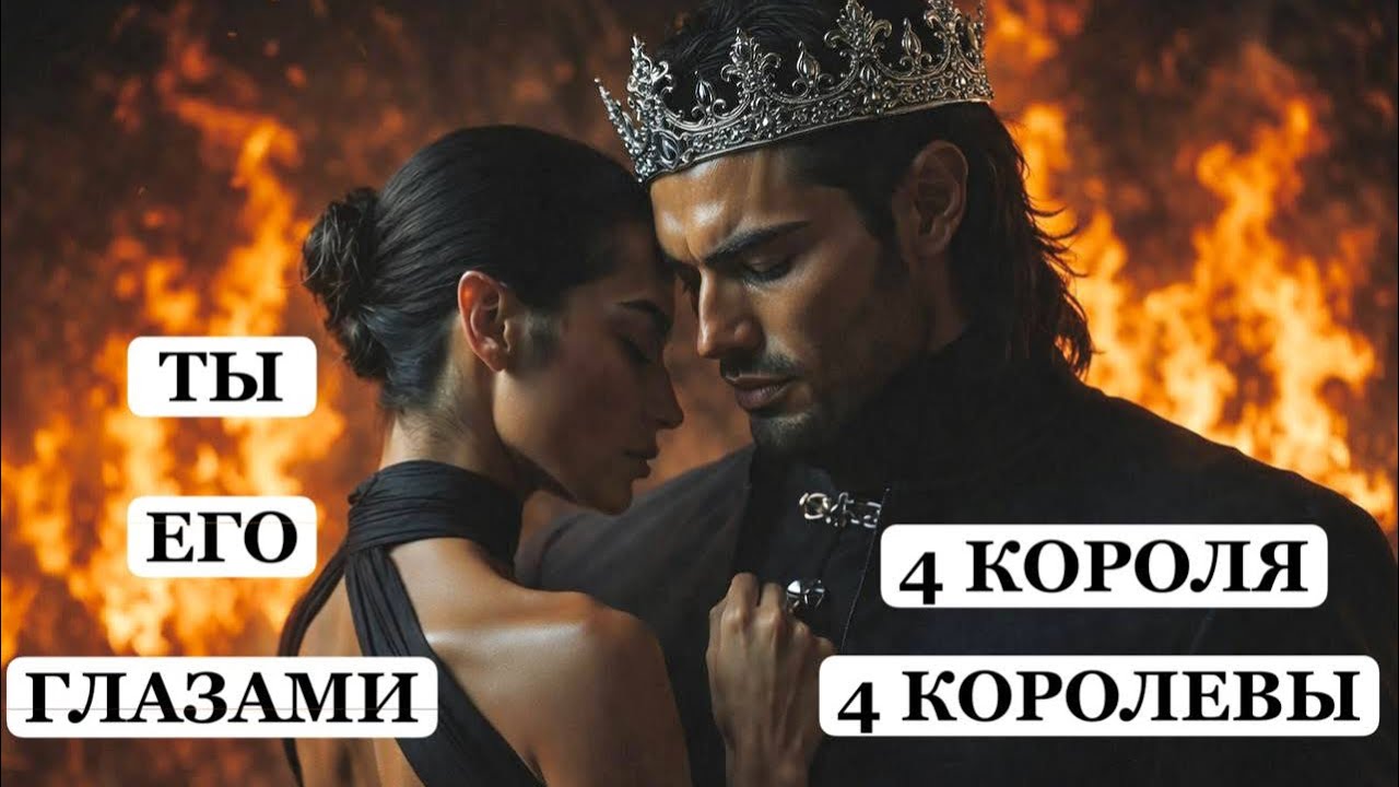 ТАРО Расклад онлайн 4 Короля и 4 Королевы 👑  Ты Его Глазами 🔮 Какой Он Видит Тебя? ❤️