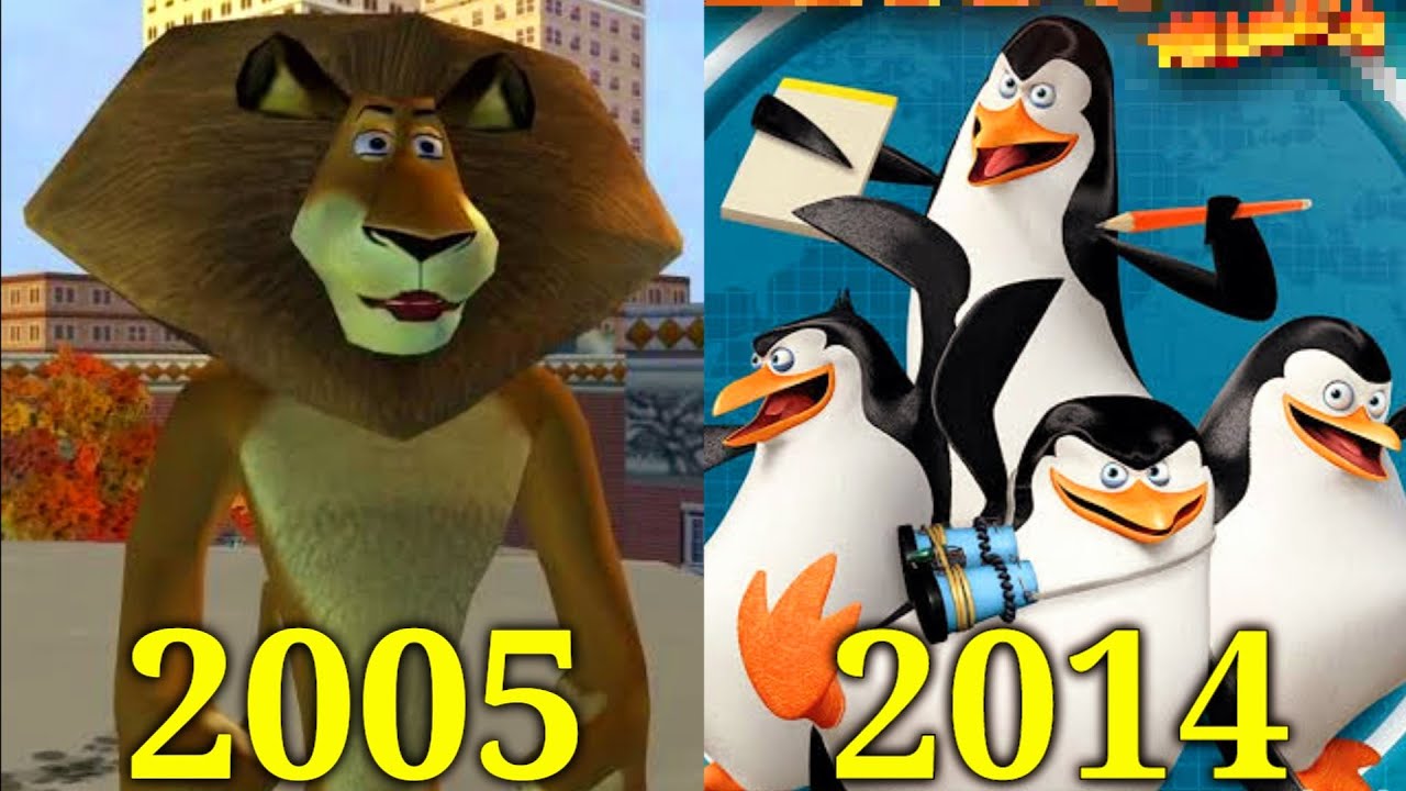 Evolution of Madagascar Games 2005-2014