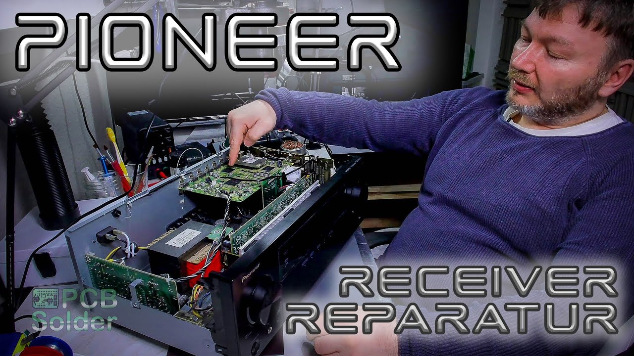 Pioneer Receiver ohne Bildausgabe auf alle HDMI Ports... Reparieren wir es! PCB Solder Berlin