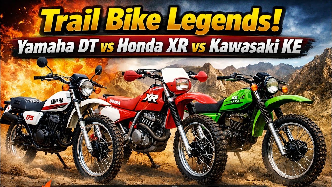 Лучшие внедорожные мотоциклы в истории 🏆 Yamaha DT | Honda XR | Kawasaki KE