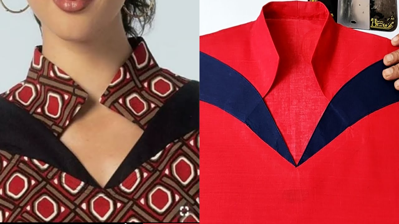 आप की फरमाइस पर सुन्दर नैक डिज़ाइन || Very stylish and trendy kurti neck design cutting and stitching