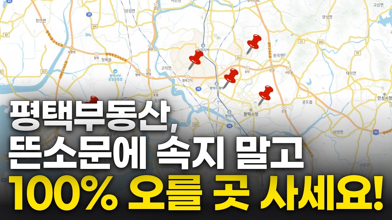 평택부동산 5개 지역 장단점 솔직 비교I 고덕.지제.소사벌.화양.브레인 어디살까? (무료자료 배포)