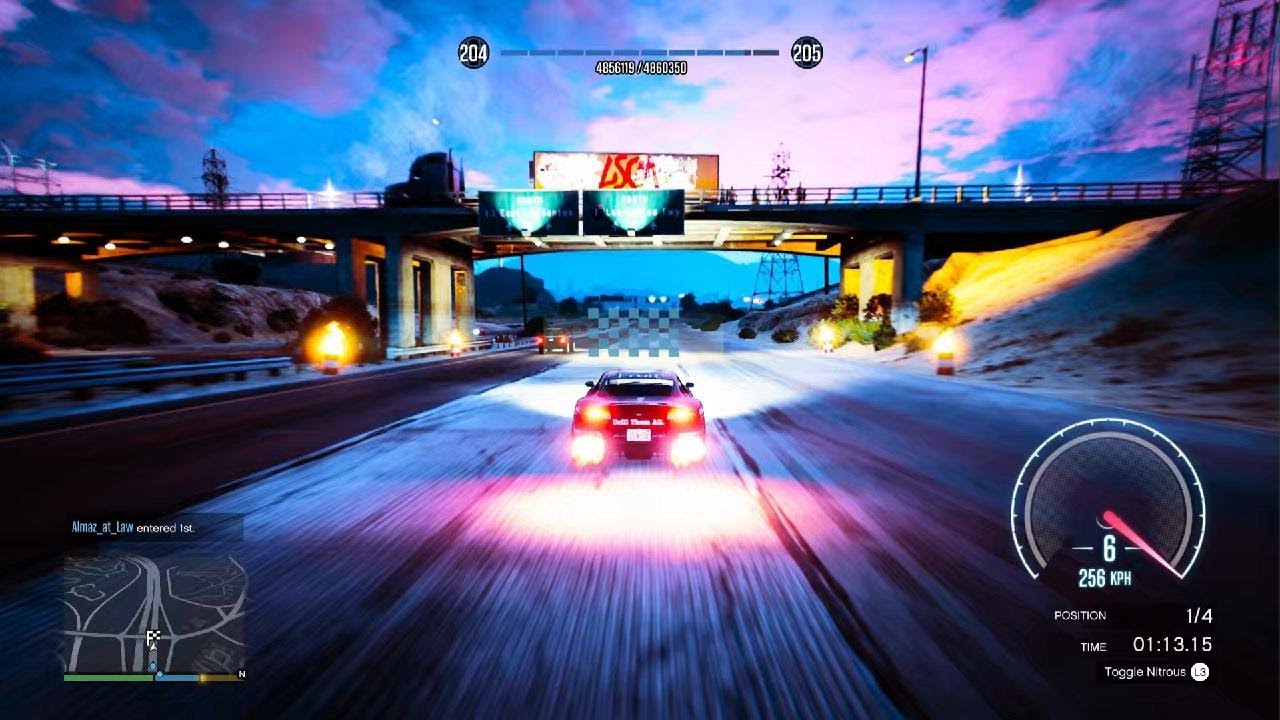 GTA Online: a drag race 🏁
