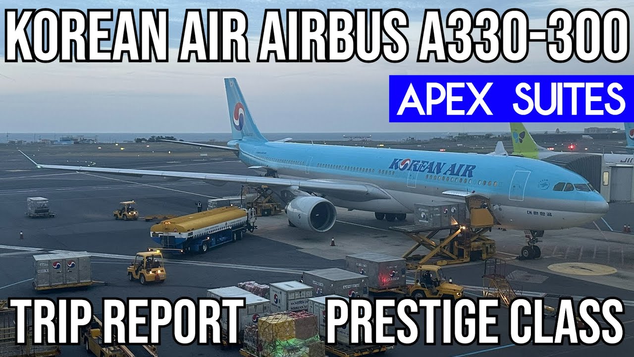 [TRIP REPORT] Korean Air Airbus A330-300 (PRESTIGE) Seoul Gimpo (GMP) - Jeju (CJU)