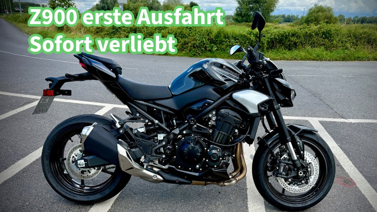 Kawasaki Z900 erste Fahrt nach der Übergabe | Motovlog | Scorpi wieder on Fire