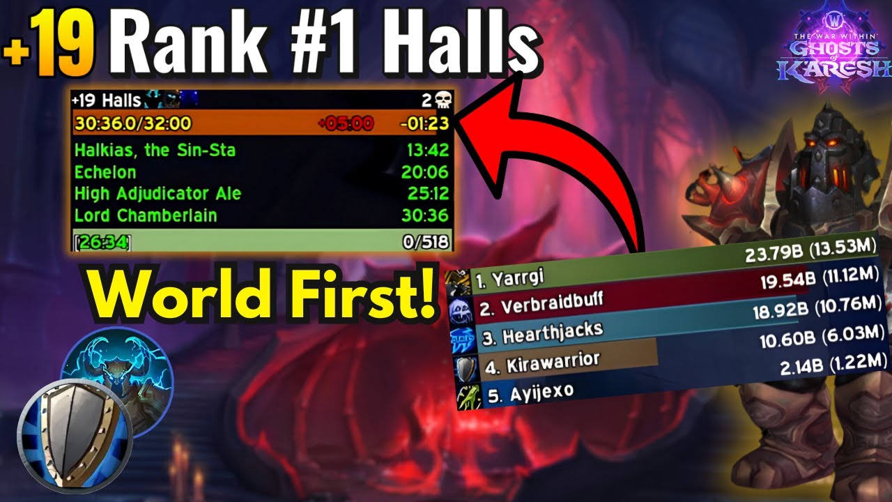 World First +19 Halls of Atonement! | Protection Warrior PoV!