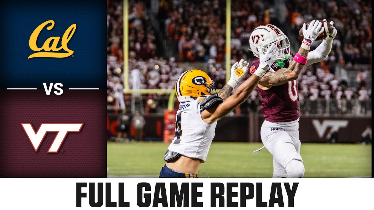 Cal vs. Virginia Tech Full Game Replay | 2025 ACC Football
