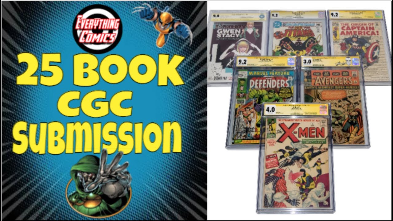 My First 25 Book CGC Pre-Screen Submission