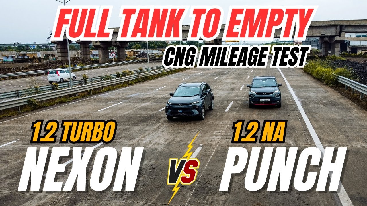 Did Nexon iCNG BEAT Punch iCNG in Mileage | Ultimate Mileage Comparison  on Samruddhi Expressway