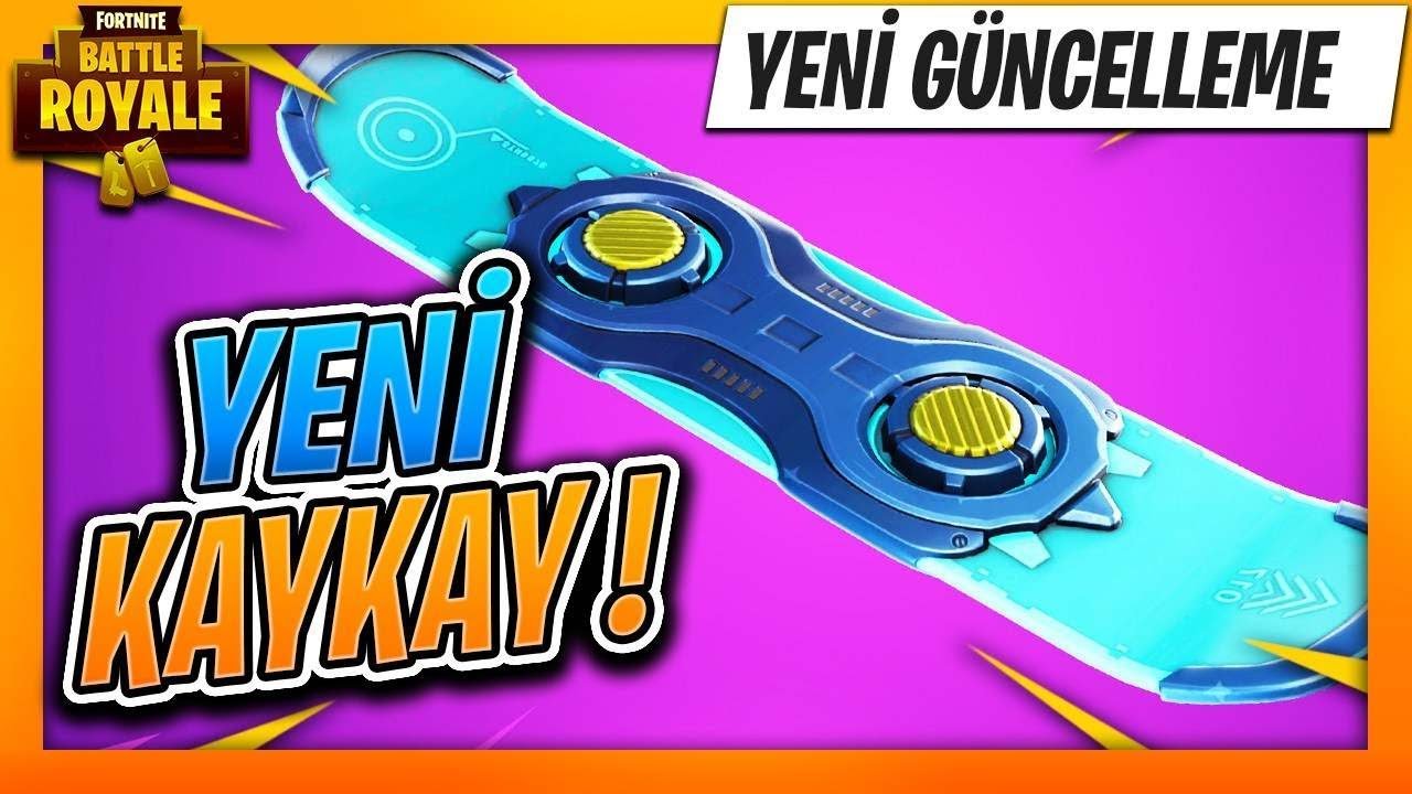 YENİ KAYKAY GELDİ ! FORTNITE BATTLE ROYALE (ÇOK EĞLENCELİ) - Skateboard