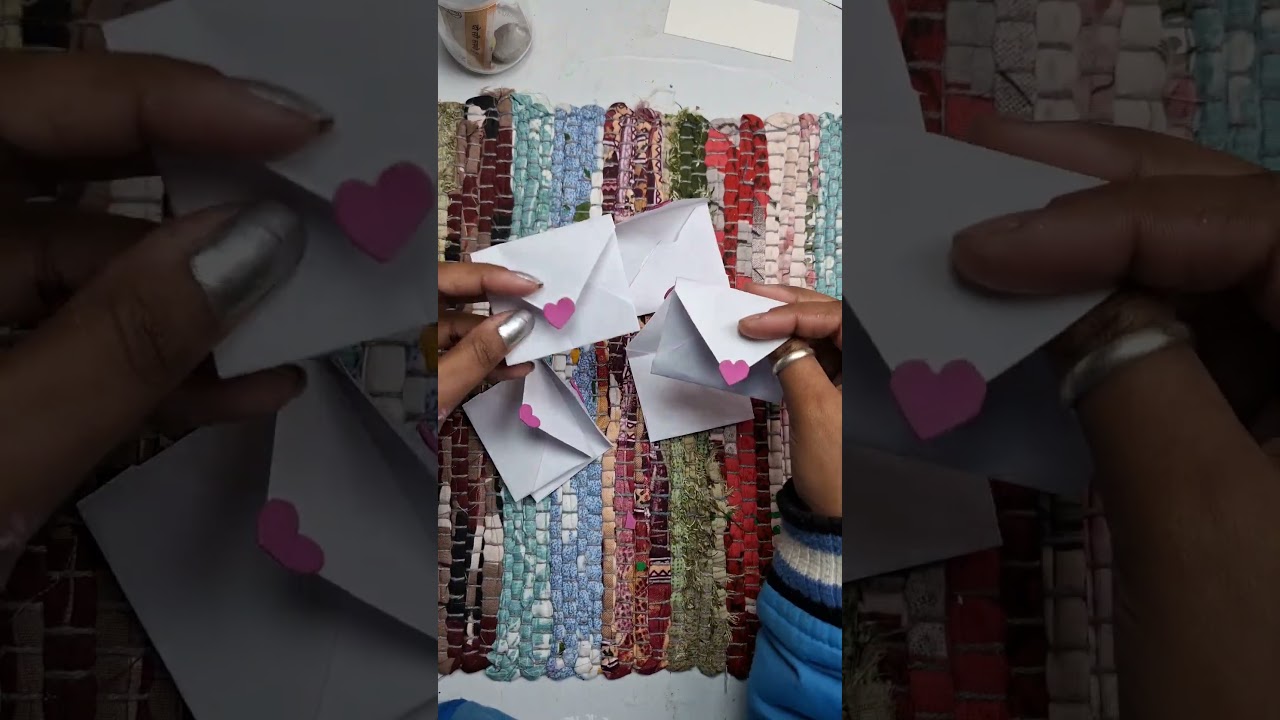 diy message envelope to love one's