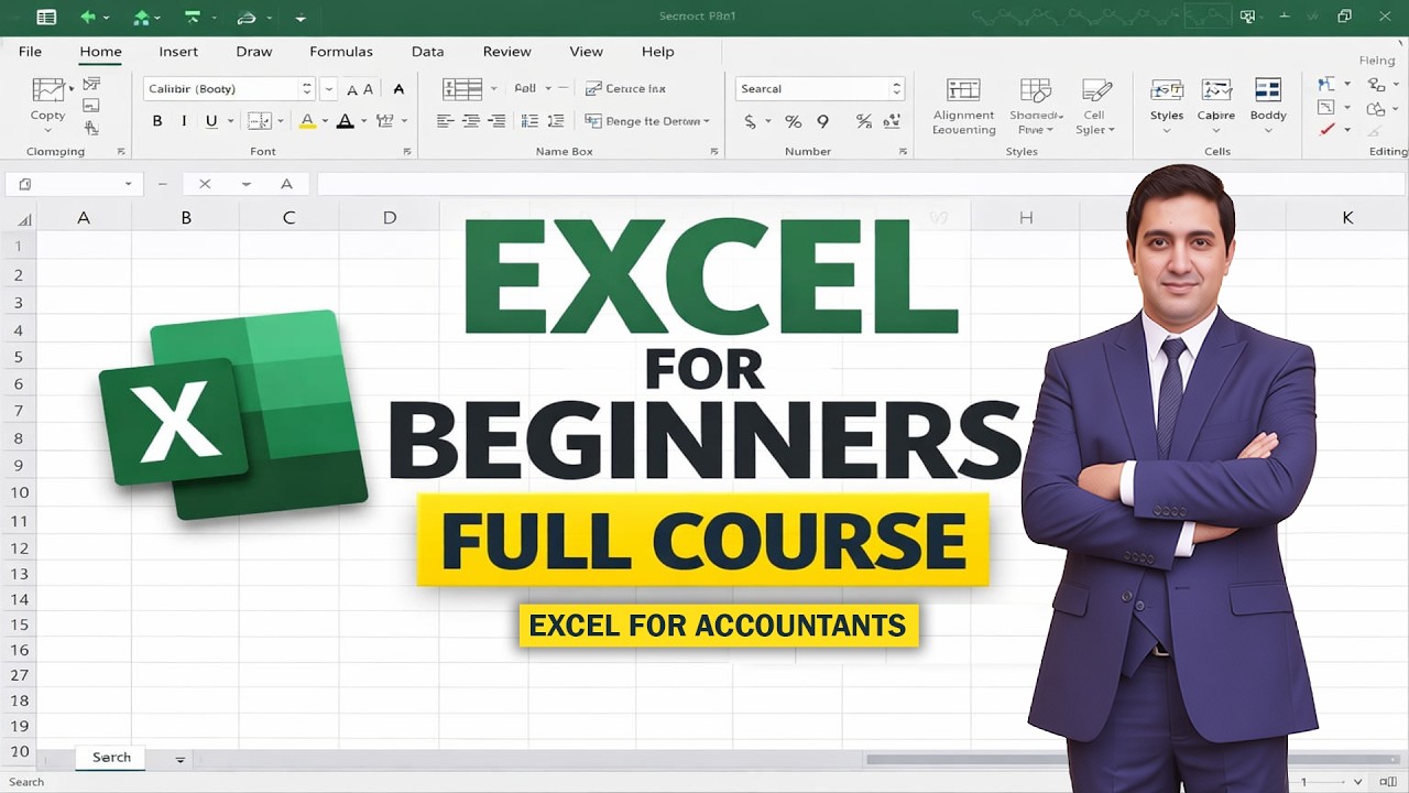 Excel For Beginners - Full Course | Complete Beginner to Advanced Automated Bookkeeping Tutorial