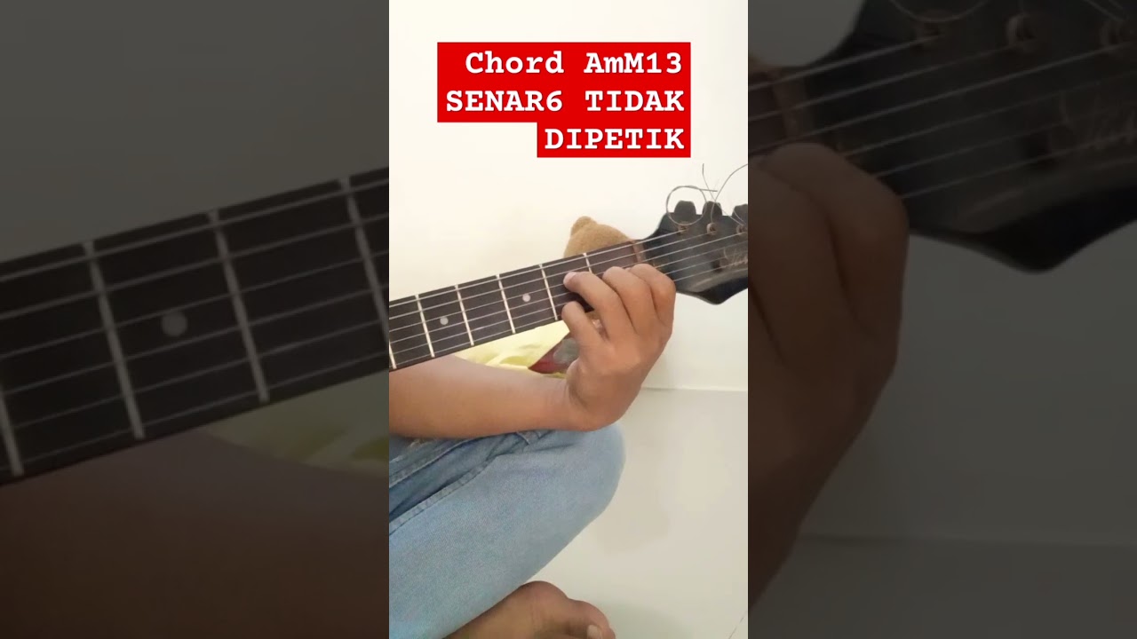 Chord AmM13, #guitar