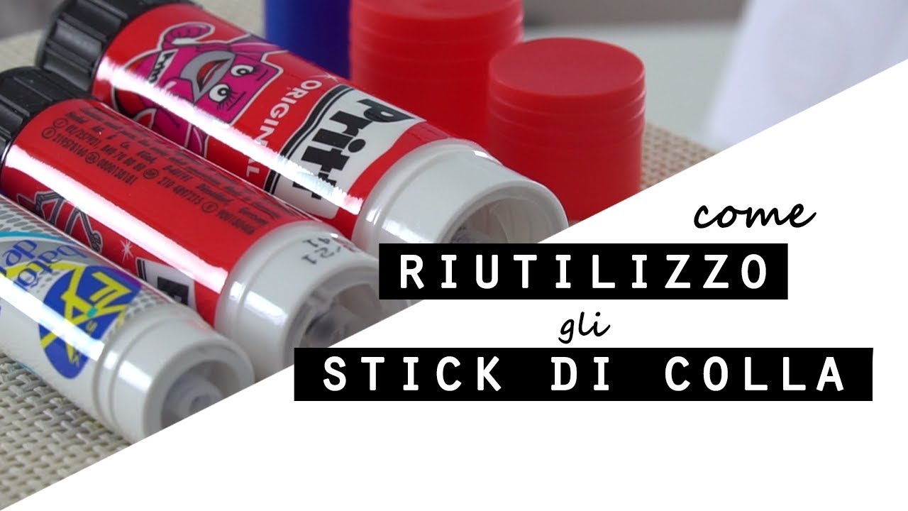 Strani TRUCCHETTI CREATIVI per RICICLARE i TUBETTI DI COLLA VUOTI