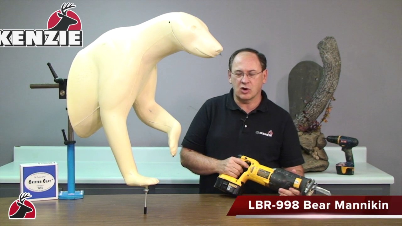 MV105  Finished Wall Habitat&reg; for a Half Lifesize Bear HD