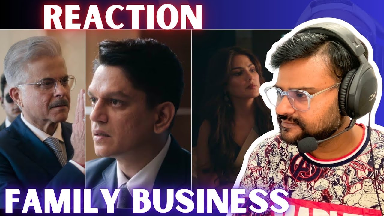 Family Business | First Look REACTION | Anil Kapoor, Vijay Varma | Netflix India | BINDAAS BHARTII
